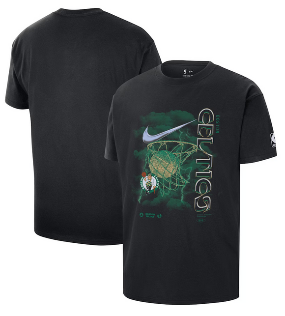 Boston Celtics Nike Courtside Max 90 T-Shirt - Mens