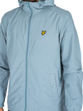 Lyle & Scott Zip Through Hooded Jacket - Away Blue