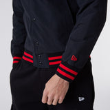 Chicago Bulls Logo Black Bomber Jacket