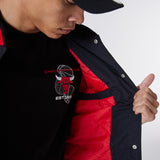 Chicago Bulls Logo Black Bomber Jacket