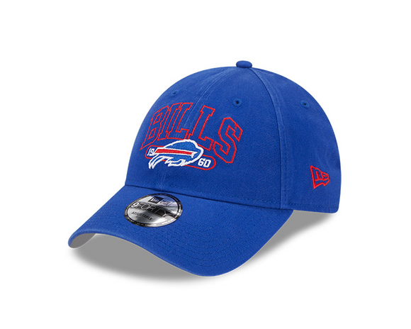 Buffalo Bills New Era Outline E3 9FORTY Adjustable Trucker Hat