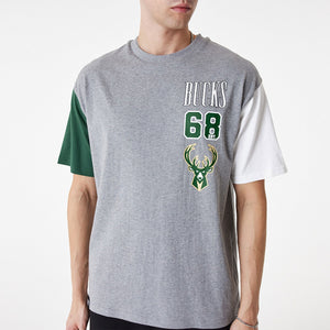 New Era NBA Est Oversized T-Shirt - Milwaukee Bucks