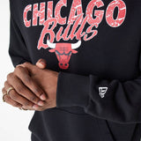 NEW ERA TEAM SCRIPT HOODY CHICAGO BULLS