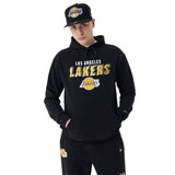 LA Lakers NBA Floral Graphic Black Pullover Hoodie