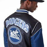 LA Dodgers MLB Navy Satin Jacket