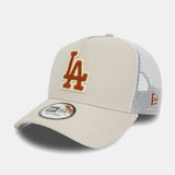 Los Angeles Dodgers New Era Trucker Cap adjustable Stone