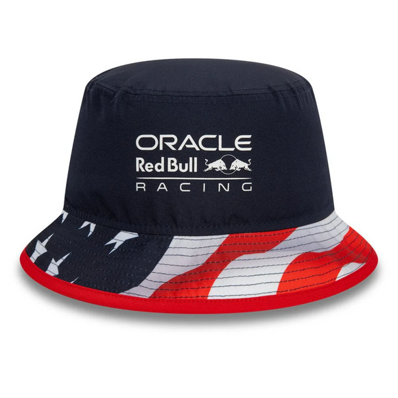 Red Bull Racing F1 New Era Special Edition America USA GP Tapered Bucket Hat