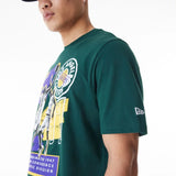 LA Lakers NBA Player Graphic Dark Green T-Shirt