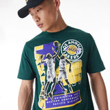 LA Lakers NBA Player Graphic Dark Green T-Shirt
