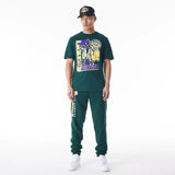 LA Lakers NBA Player Graphic Dark Green T-Shirt