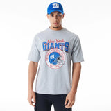 NFL Helmet Graphic New York Giants Oversized T-Shirt
