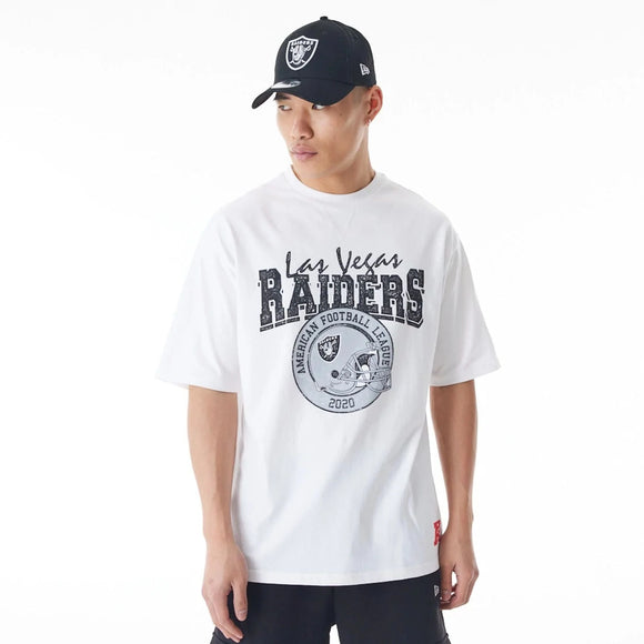 T-shirt Oversize Las Vegas Raiders NFL Helmet Graphic