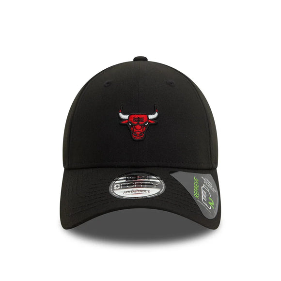 Chicago Bulls Repreve® Mini Logo Black 9FORTY Adjustable Cap SUSTAINABLE
