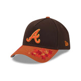 New Era - 9FORTY A-Frame Atlanta Braves Fall Foliage Marron Foncé