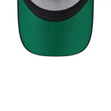 NHL Distressed Anaheim Ducks Black 9FORTY A-Frame Trucker Cap