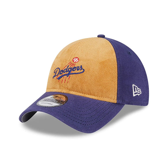 Los Angeles Dodgers Tan Texture 9TWENTY Adjustable Hat