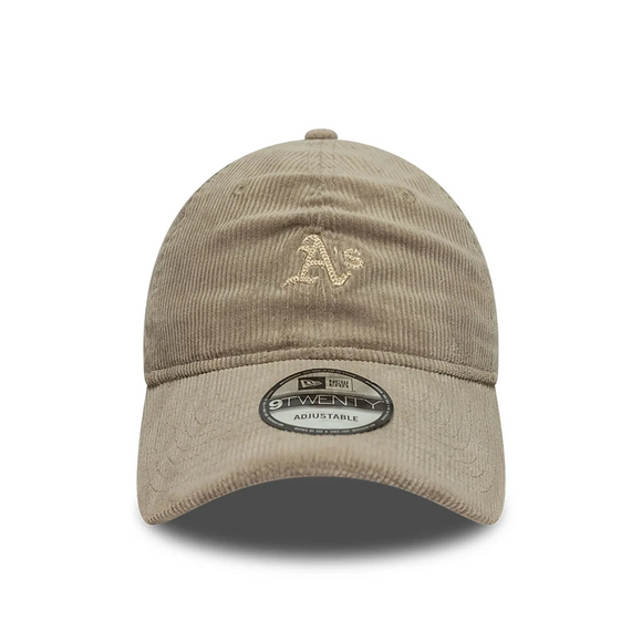 9TWENTY Oakland Athletics Cord Pastel Brown 9TWENTY Adjustable Cap