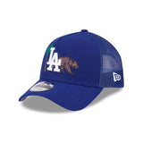 State Stitch LA Dodgers 9FORTY A-Frame Trucker Cap