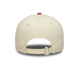 Womens New Era Cream & Dark Red 9TWENTY Adjustable Cap