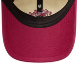 Womens New Era Cream & Dark Red 9TWENTY Adjustable Cap
