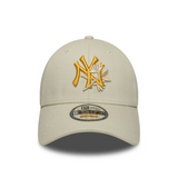 New York Yankees MLB Floral Icon Cream 9FORTY Adjustable Cap