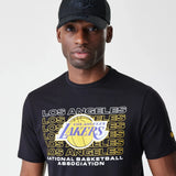 NBA Stack Wordmark LA Lakers T-Shirt