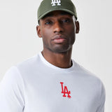LA Dodgers MLB Logo White T-Shirt