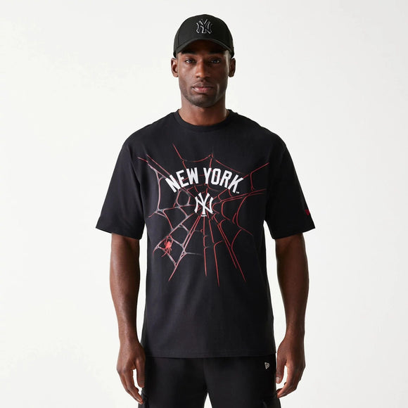 Spiderweb New York Yankees Oversized T-Shirt