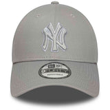 New York Yankees MLB Outline Grey 9FORTY Adjustable Cap