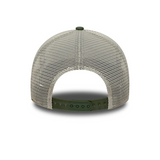 New Era Oval Patch Cream 9FORTY E-Frame Trucker Adjustable Cap