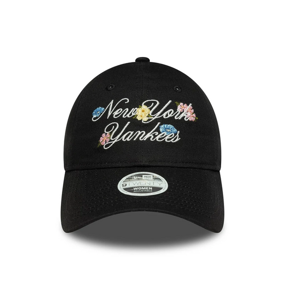 Women's 9TWENTY Adjustable New York Yankees MLB Floral Script Cap