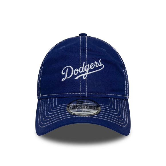 LA Dodgers MLB Contrast Stitch Dark Blue 9TWENTY Adjustable Cap