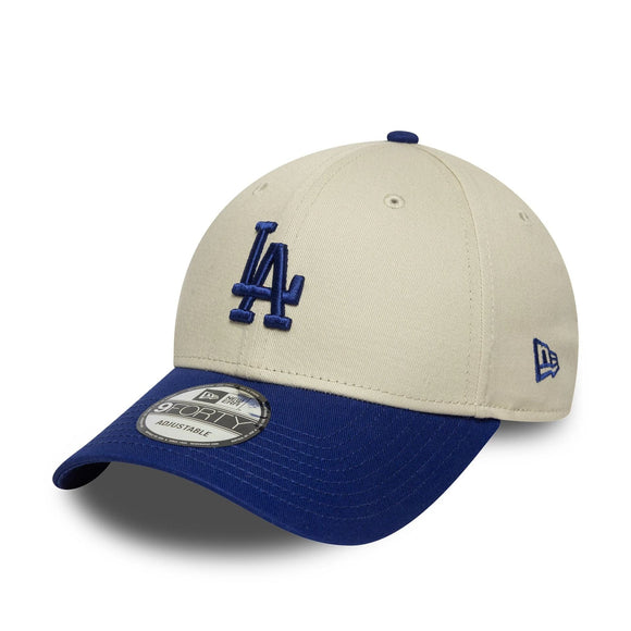 LA Dodgers MLB Colour Block Cream 9FORTY Adjustable Cap