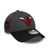 Chicago Bulls NBA Sidepatch Charcoal 9FORTY Adjustable Cap