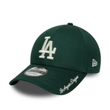 9FORTY LA Dodgers MLB Visor Script Dark Green Cap