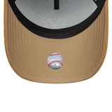 9FORTY E-Frame New York Yankees MLB Suede Visor Black Cap