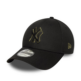 9FORTY New York Yankees MLB Team Outline Black Cap