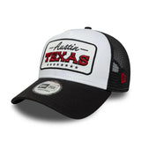 New Era Location Patch Black 9FORTY A-Frame Trucker Cap