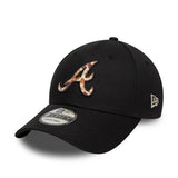 Casquette 9FORTY Adjustable Atlanta Braves Animal Print Noir
