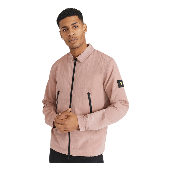 Lyle & Scott Dual Zip Overshirt Stone