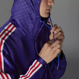 Adidas Originals OVERSIZE Trefoil Windbreaker JACKET Purple