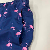 Primark - Men's Navy with Pink Flamingos - Swim Shorts