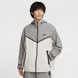 Nike Tech Woven Full Zip Hooded Jacket - Light Iron Ore - Mens