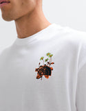 The North Face t-shirt oversize Flower Power blanc.