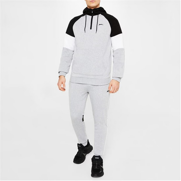 Slazenger Fleece Full Zip Tracksuit Mens