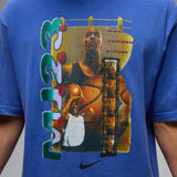 Nike Jordan Men's Short-Sleeve T-Shirt - Blue - Cotton