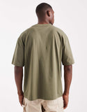 ASOS DESIGN Essentials oversized crew neck t-shirt in khaki.