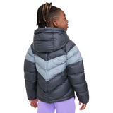 Nike Sportswear Synthetic Kids Grey Casual Style Jacket