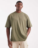 ASOS DESIGN Essentials oversized crew neck t-shirt in khaki.