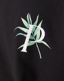 ASOS DESIGN oversized T-shirt with palm Palermo graphic in black.